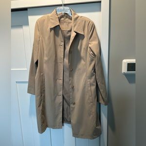 Kristen Blake size 14 khaki button trench - like new